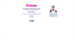 Desktop Screenshot of enlaces.integrando.org.ar